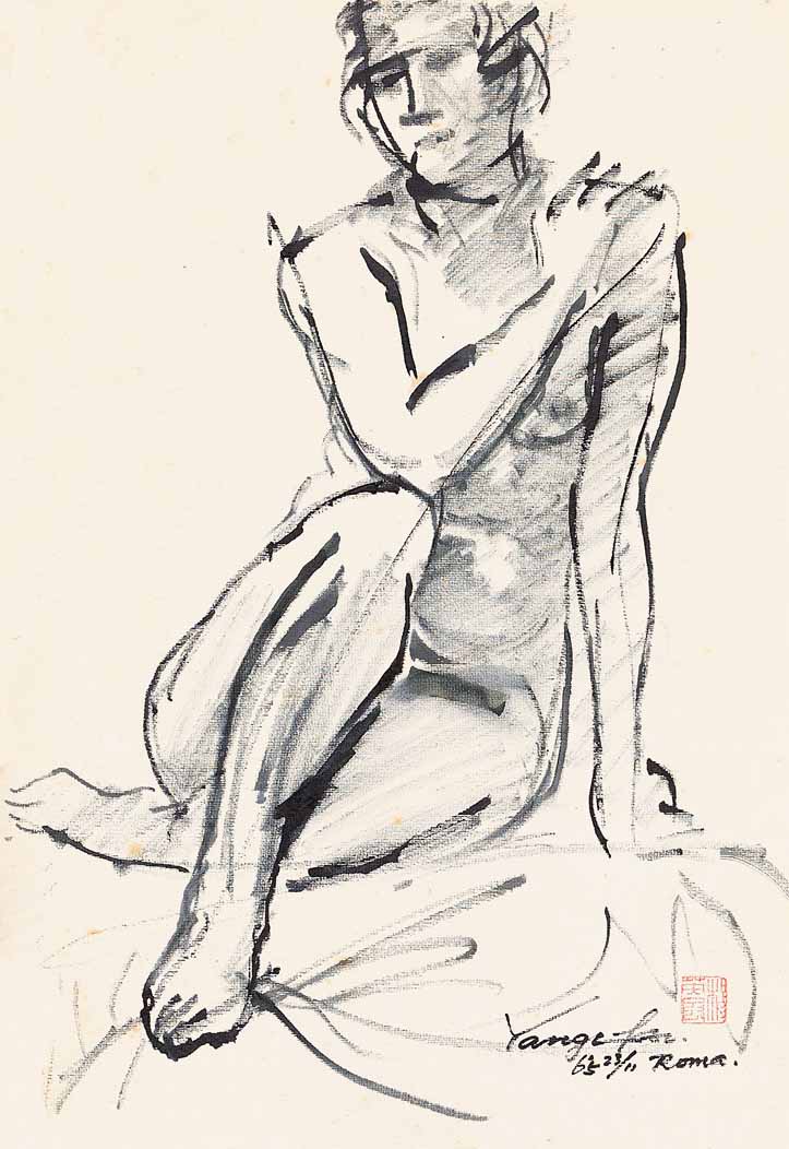 裸女速寫(三十四)