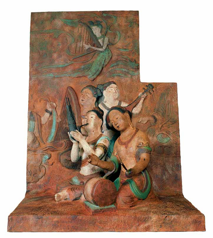 中國古代音樂文物雕塑大系：中唐　敦煌經變相樂舞壁畫